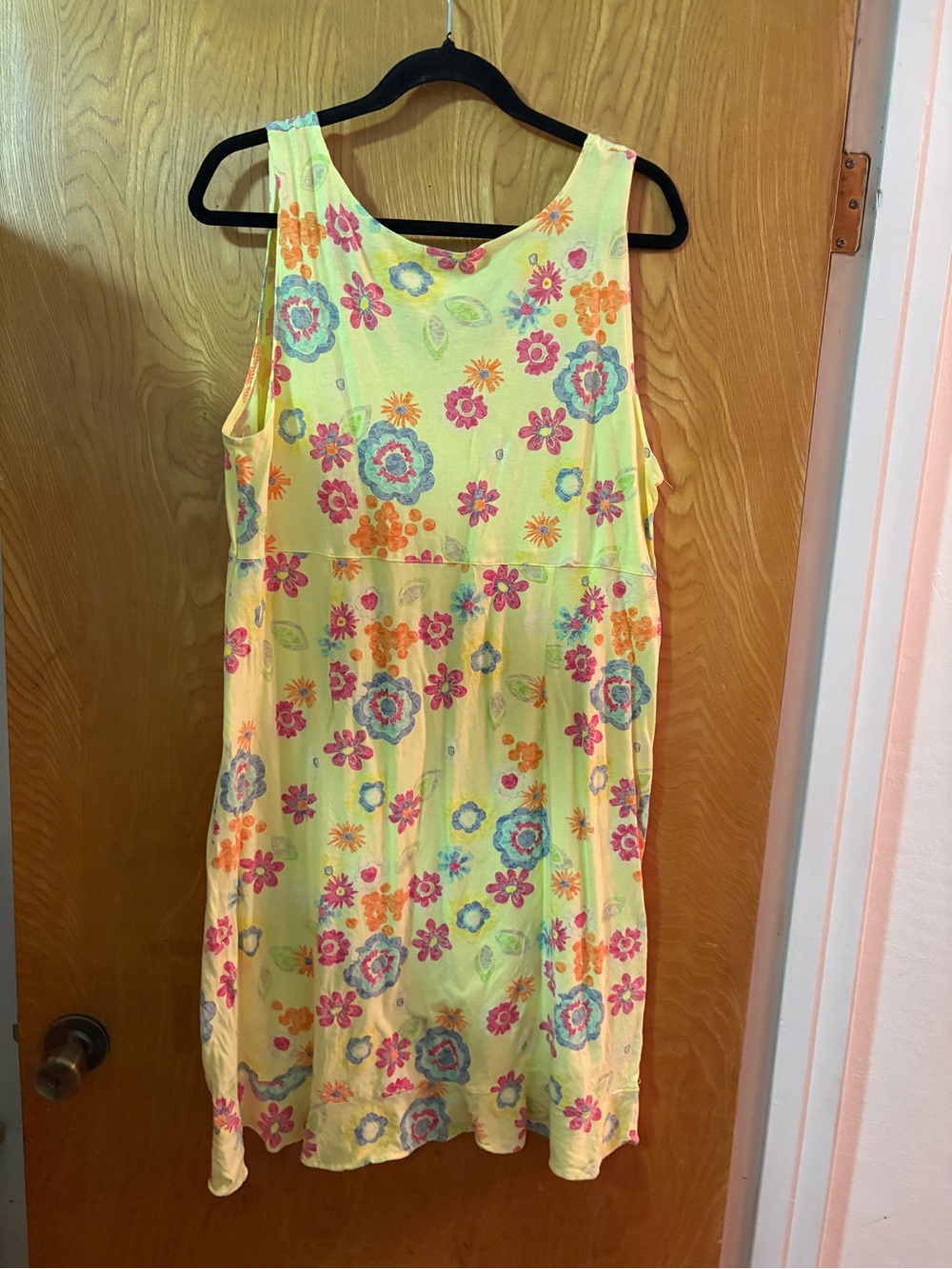 fresh produce Yellow floral print midi dress XL - Picture 6 of 6